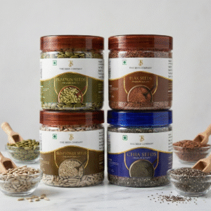 Raw Seeds Combo Pack | Chia Seeds, Pumpkin Seeds, Flax Seeds, Sunflower Seeds (200 gm x 4) Immunity Booster | Healthy Snacks | Diet Food | seeds for Eating (Pack of 4)